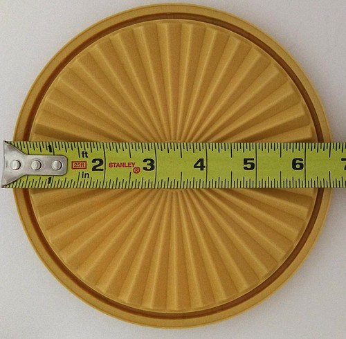 Tupperware 808 gelbe Deckel - schöne Farbe - siehe Bilder! - Bild 5 von 5