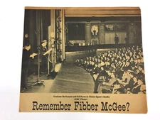 Old Fiber McGee and Molly Radio Show with Graham McNamee, Ed Wynn Times Square