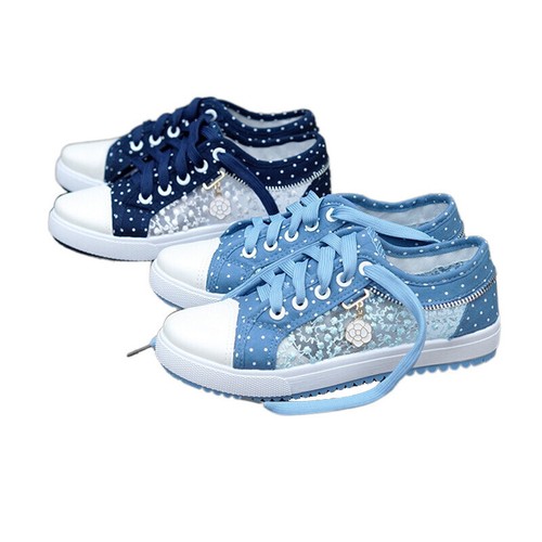 LADIES WOMENS PLIMSOLES CANVAS SNEAKERS SUMMER TRAINERS PUMPS BEACH PLIMSOLLS!! - Picture 14 of 28