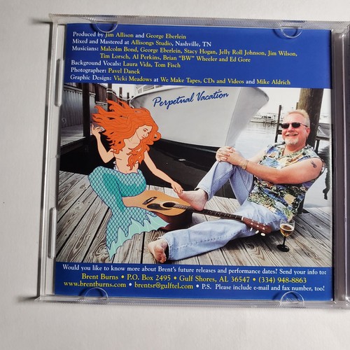 Perpetual Vacation  Audio CD By Brent Burns  GOOD Beach Vibe  - Bild 4 von 6