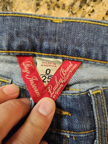 Lucky Brand Womens Jeans, Straight Leg, Size 0/25 27x31 - Picture 6 of 9