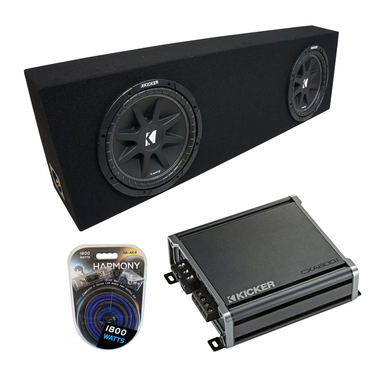 KICKER CompR 12インチ サブウーファー ボックス付き COMP RT ENCLOSURES - KICKER