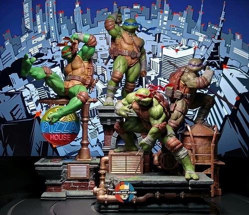 CUSTOM  gk Teenage Mutant Ninja Turtles  resin figure statue H33cm,D26cm,W33cm