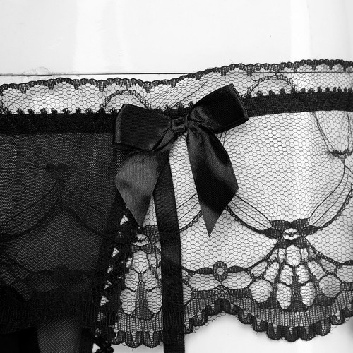 Herren Sissy Höschen Unterwäsche Transparente Spitzen Slips mit Strumpfband Sexy - Bild 6 von 187