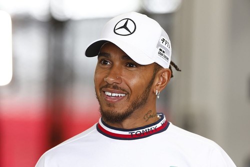 Lewis Hamilton Mercedes AMG Petronas Racing Formula 1 Trucker Hat - F1 - Cap - Picture 4 of 5