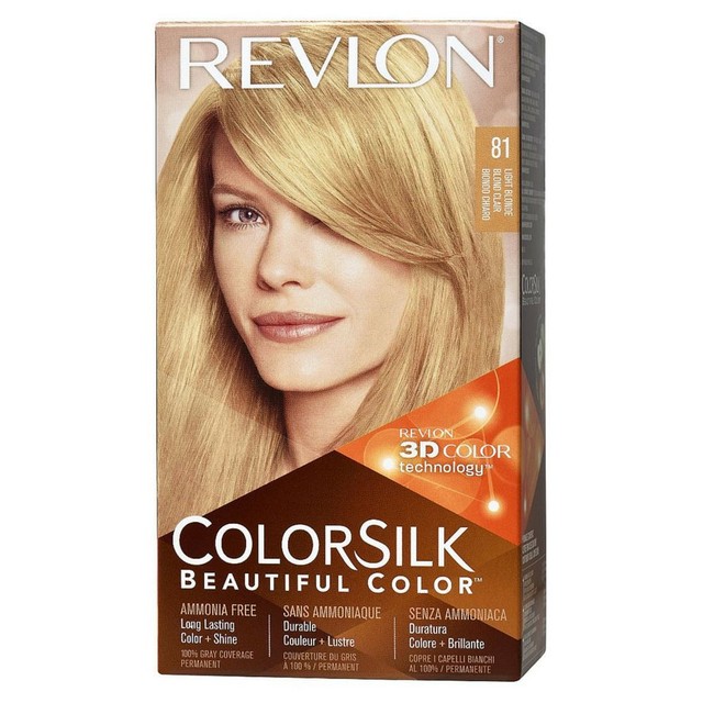 Revlon Colorsilk Color Light Blonde 81 1 Ea Ebay Revlon Colorsilk Beautiful Color 81 Light Blonde1 Kit