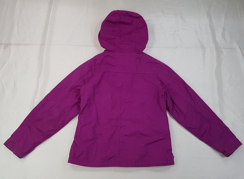 TRESPASS TP75 GIRLS AGE 7-8 YEARS PUREPLE WATERPROOF JACKET RAINCOAT WITH HOOD - Picture 7 of 24