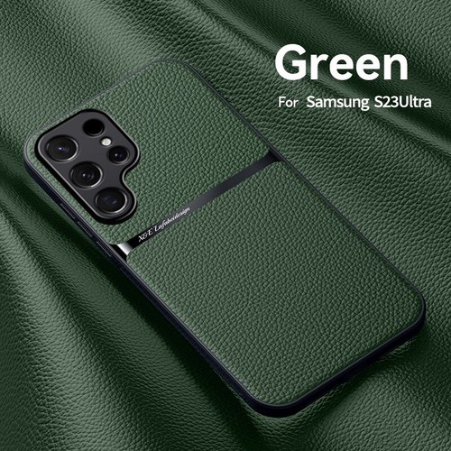 Magnetic Case For Samsung S25 S24 FE S23 S22 A54 A55 A35 Leather Magsafe Cover - Zdjęcie 12 z 15