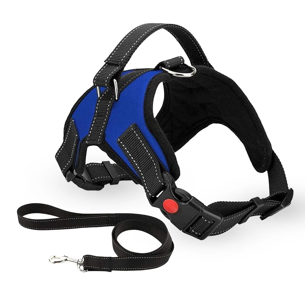 No-Pull Reflective Padded Dog Harness Adjustable for Small Medium Large Breeds