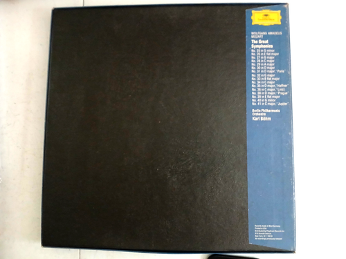 VINYL MOZART SYMPHONIES #25-4- KARL BOHM -BERLIN- 7 NM - M CONDITION VINYLS - Picture 4 of 4