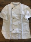 Khalat Xs Chefs Coat White With Black Trim New In Bag