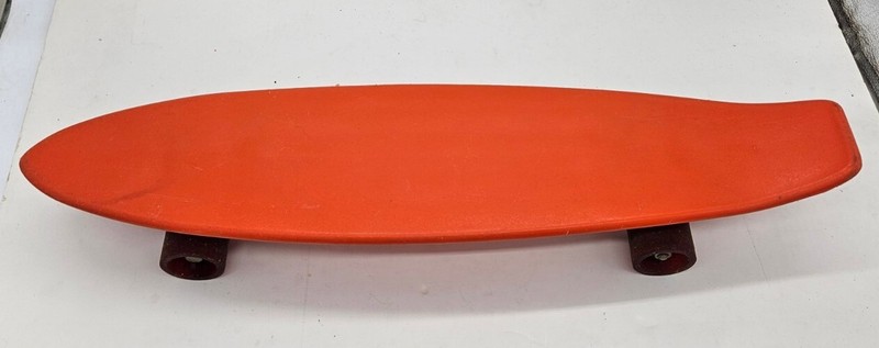 Vintage Orange Nash Skateboard Cruiser Sidewalk Surfer 70s Plastic 23 1/2" 