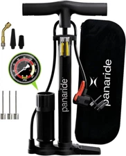 Bike Pump Floor Pressure Gauge, Advanced Bike Tire Inflator, Bicycle Hand Air Pu