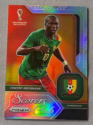 2022 Panini Prizm World Cup Qatar Scorers Club PRIZM Vincent Aboubakar Cameroon