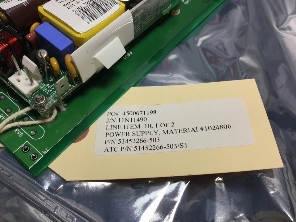 Fuente de alimentación PCB Honeywell 51452266-003 - 51452265-001 Rev F - Rev C V5 Foto 4 de 4