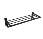 ICO Bath V3735 Volkano Cinder 24" Brass Towel Rack - Matte Black