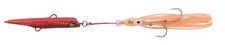 Daiwa Rock Rover Metal Jig w/ Hoochie Saltwater Bottom Fishing Lure RED 150GRAMS