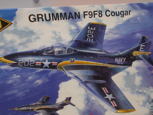 F.M.-#6054-GRUMANN F9F8 COUGAR-KIT- NON SIGILLATO-SCALA 1:48 - Foto 2 di 6