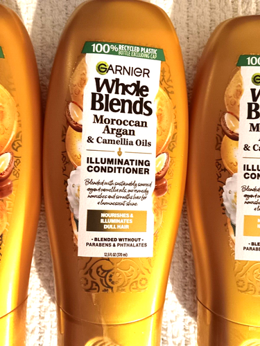 Garnier Whole Blends Moroccan Argan Illuminating Shampoo Conditioner Lot #22425 - Picture 6 of 7