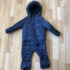 Appaman Mini Navy Blue Puffer Snowsuit Snow Suit Winter BABY Unisex 6-12M