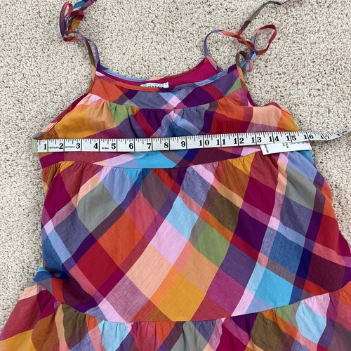 Old Navy Fit & Flare Spaghetti Strap Dress Girls XL Plaid NWT - Picture 9 of 12