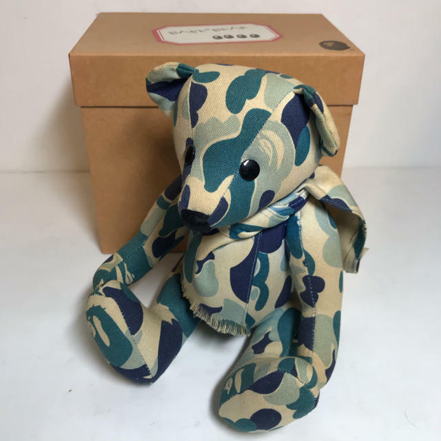 キャラクターグッズ A BATHING APE - BAPE 1ST CAMO BEAR PLUSH DOLL 35CM 1ST CAMO BEAR PLUSH DOLL 35CM | bape.com
