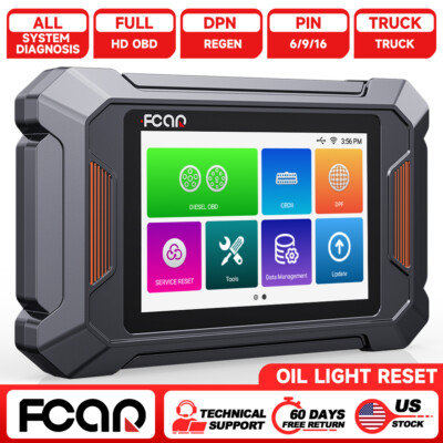 Fcar F802 Pro Diesel Scanner for DPF Regen & All System Truck Diagnostics