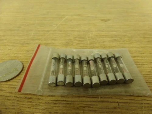 NEW Bussman 250V Glass Fuses, Lot of 10  *FREE SHIPPING*