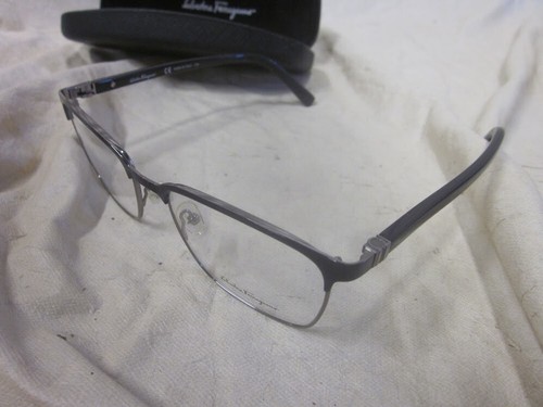 SALVATORE FERRAGAMO SF2523 021 Black Men's Eyeglass Frames 54-18-140mm - Picture 3 of 10