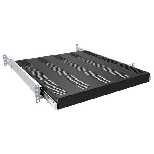 Hammond RSUS1921BK1 1U Coulissant Étagère 53.3cm Solide Noir 44 x 483 x 533