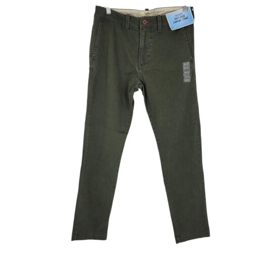 NWT Hollister 30x32 Skinny Soft Flex Comfort Chino Green