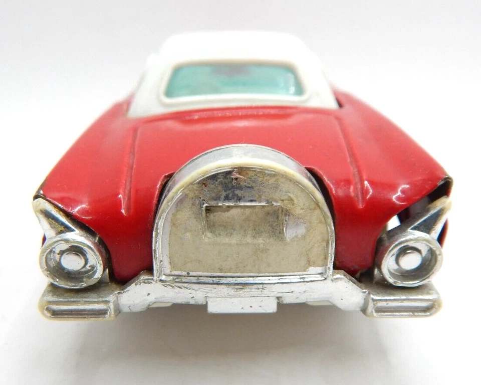 Buddy L Corp Red Ford ThunderBird Pressed Steel Made in Japan 5" T Bird - Image 4 of 4