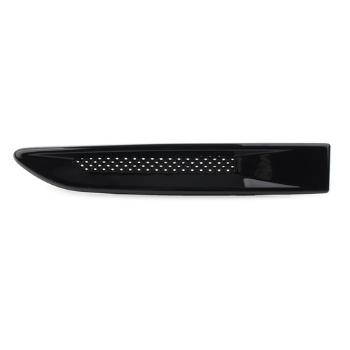 Black Front Side Fender Air Vent Outlet Grille Trim For Jaguar XE F-Pace For XF - Picture 2 of 9