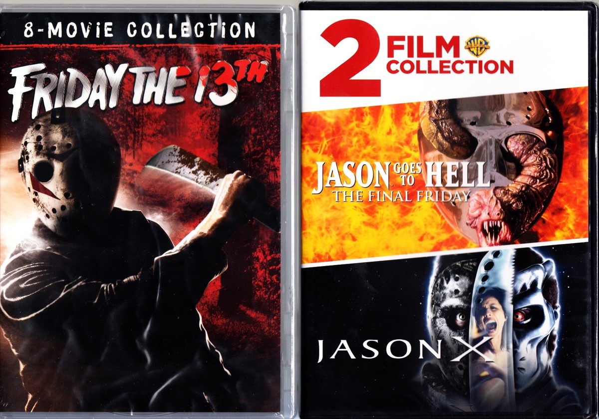 FRIDAY THE 13TH 10 MOVIE COLLECTION DVD 10 DISC SET REGION 1 FRIDAY THE 13TH 10 MOVIE COLLECTION DVD 10 DISC SET REGION 1