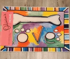 Olivia's Home I Love Bones Accent Rugs