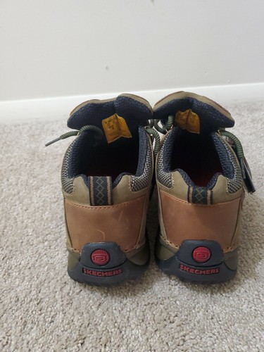 Skechers Work Men's Brown Slip Resistant Steel Toe Boots Size 8.5  - Picture 3 of 9