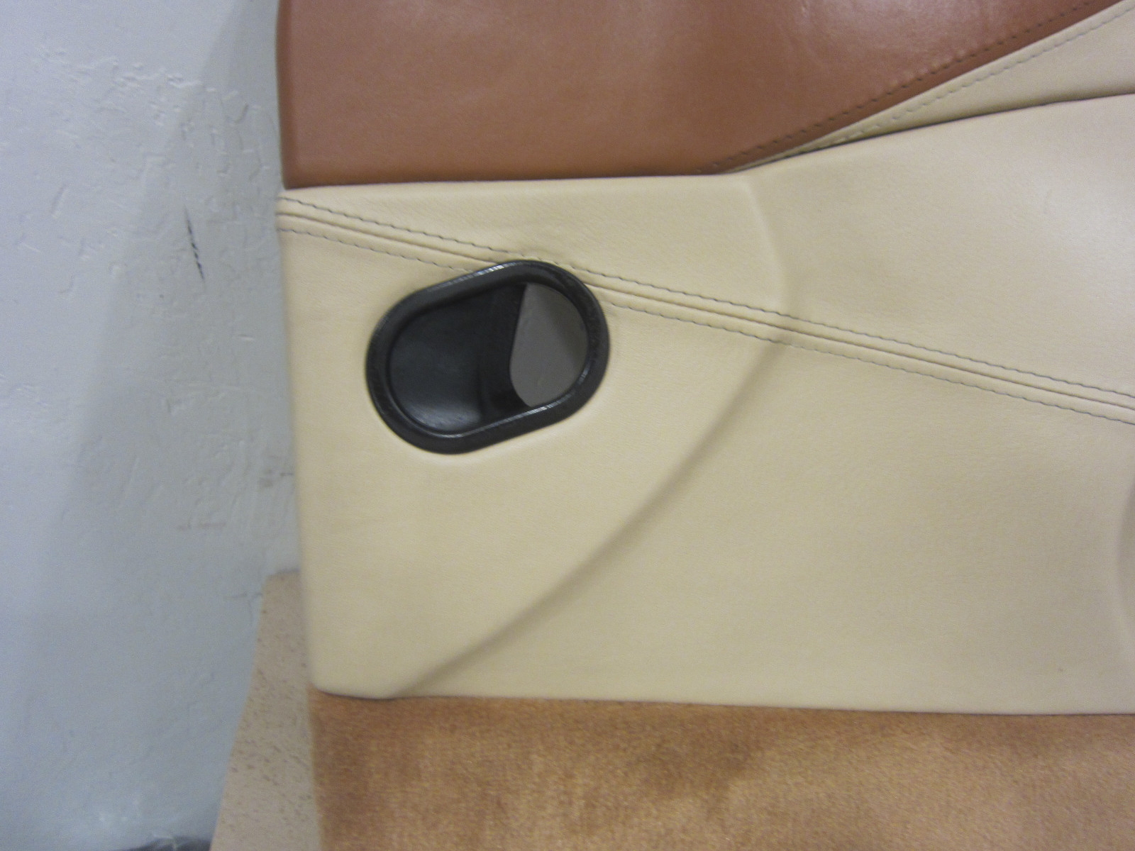 Ferrari 456 RH Door Panel - Beige and Tan. Part# 65470205