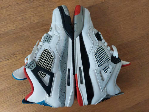Nike Air Jordan 4 Retro What The Mens Basketball Shoes Trainers UK 8.5 - Picture 5 of 9