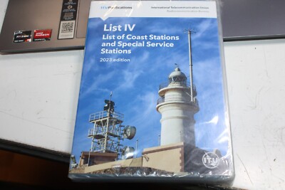 ITU Publications List IV of Coast Stations, 2023 Edition ~ Official Compact Disc