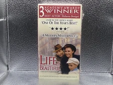 Life Is Beautiful VHS New Factory Sealed Italian With English Subs Foreign Film