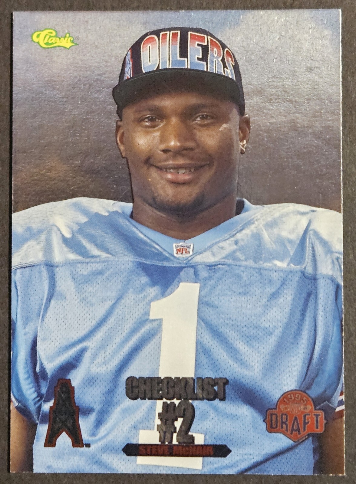 1995 Classic NFL Draft Foil #100 Steve McNair Rookie RC Houston Oilers