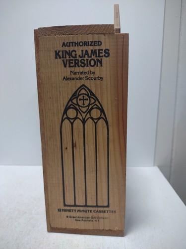 New Testament Holy Bible 12 Audio Cassette Tapes King James Version A. Scourby - Picture 4 of 8