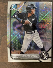 2022 Bowman Mega Box Chrome Misael Gonzalez White Sox Mojo 1st Bowman BCP-4
