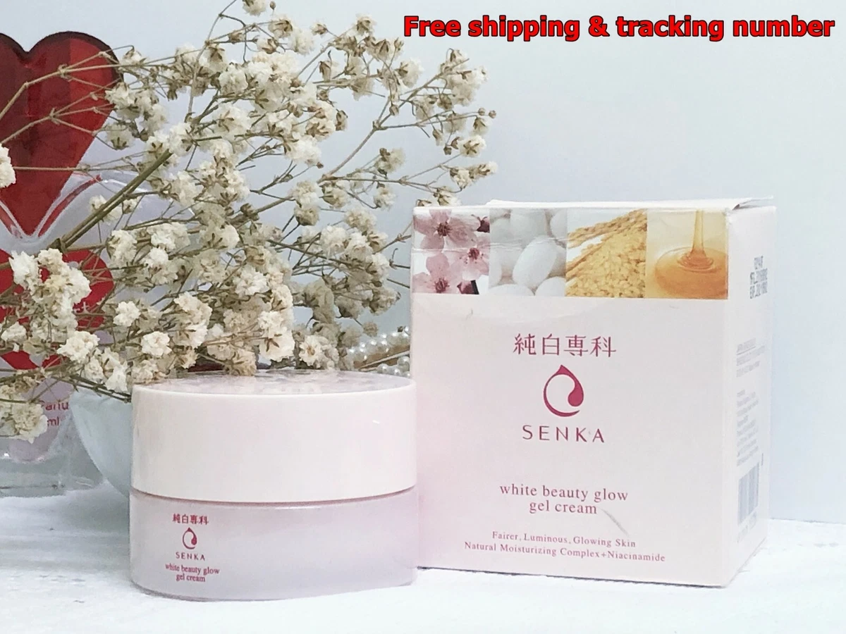 Senka white beauty glow gel cream deals