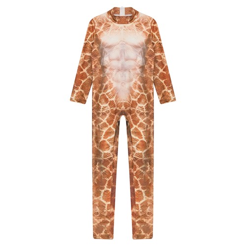Unisex Kids Jumpsuit Halloween Unitard Fancy Dress Rompers Animal Cosplay Cute - Picture 48 of 74