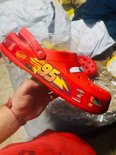 Lightning McQueen Crocs Clog Adult Shoe Limited Classic Disney | No-Light