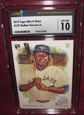 2019 TOPPS ALLEN & GINTER #278 VLADIMIR GUERRERO JR. CSG 10 GEM MINT