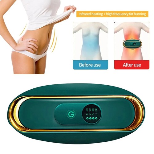 USB Abnehmen massage Elektro Gürtel Cellulite Vibration Bauch Körpermassagegerät - Bild 15 von 17