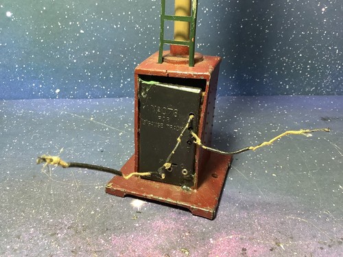 O Gauge Lionel # 078 Block Signal Orange Base Prewar Working. - Picture 5 of 10