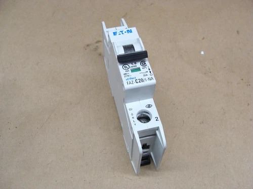 EATON FAZ-C20/1-NA-SP CIRCUIT BREAKER 20 AMP 277 VAC